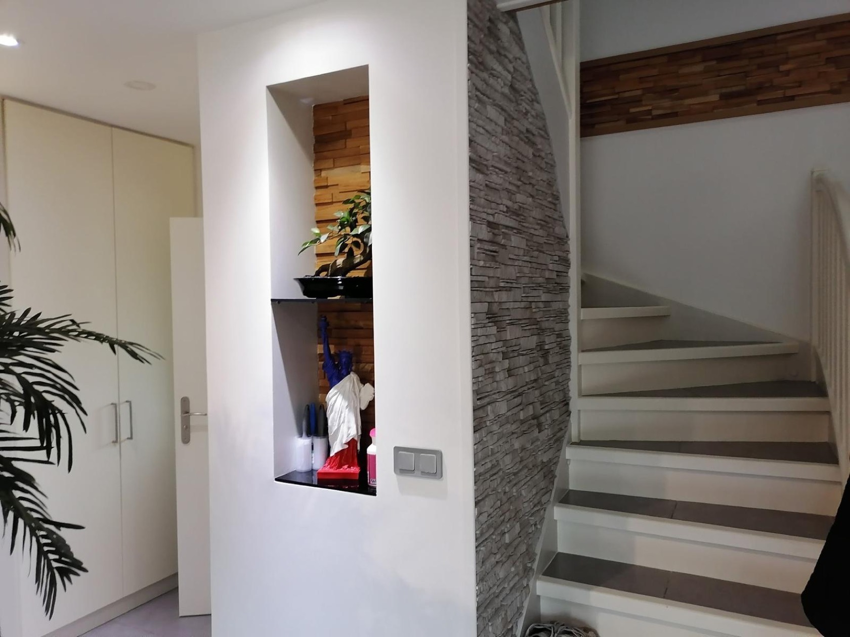 Escalier & parement pierre — AC RENOV