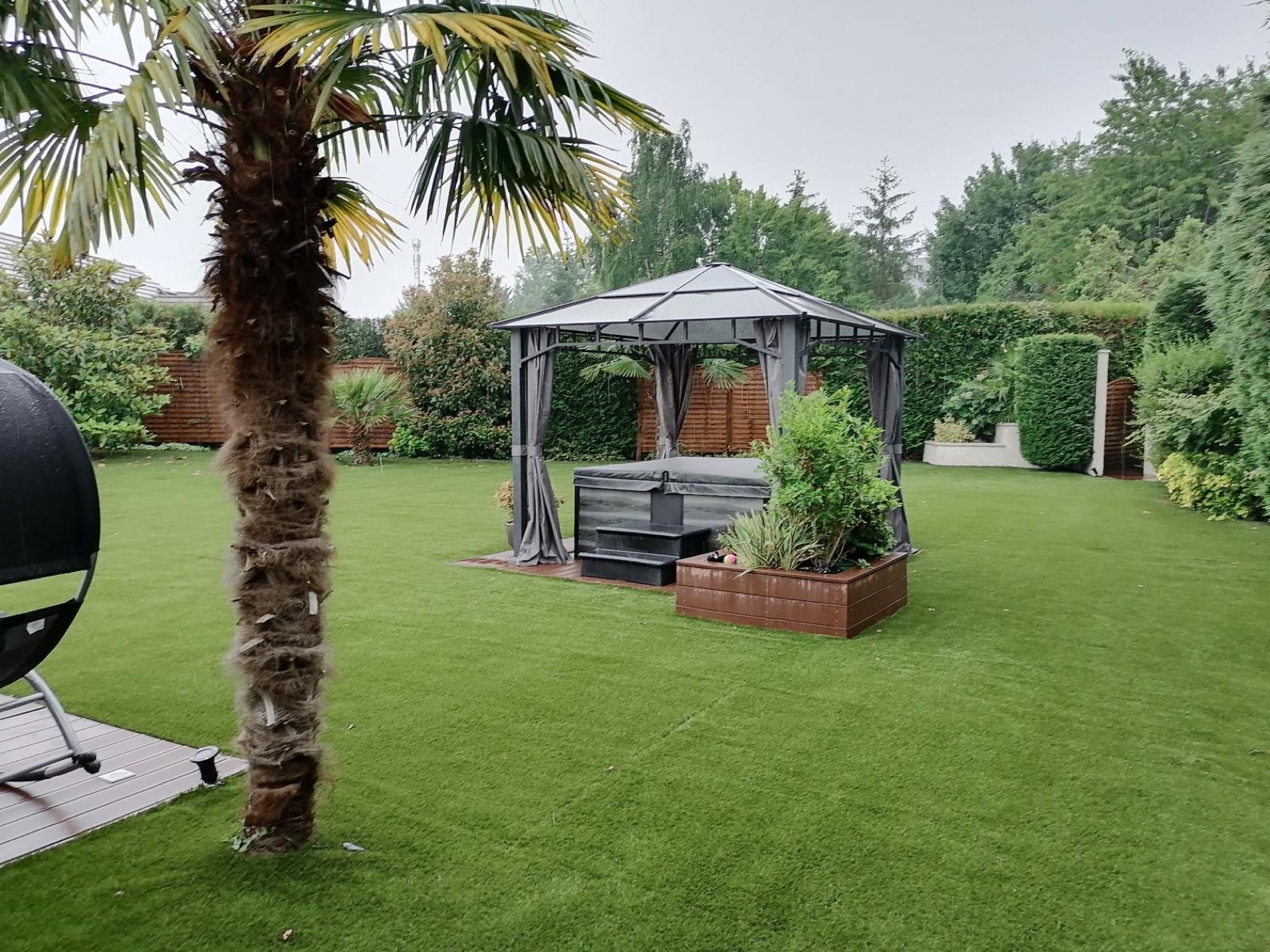 Spa et pergola