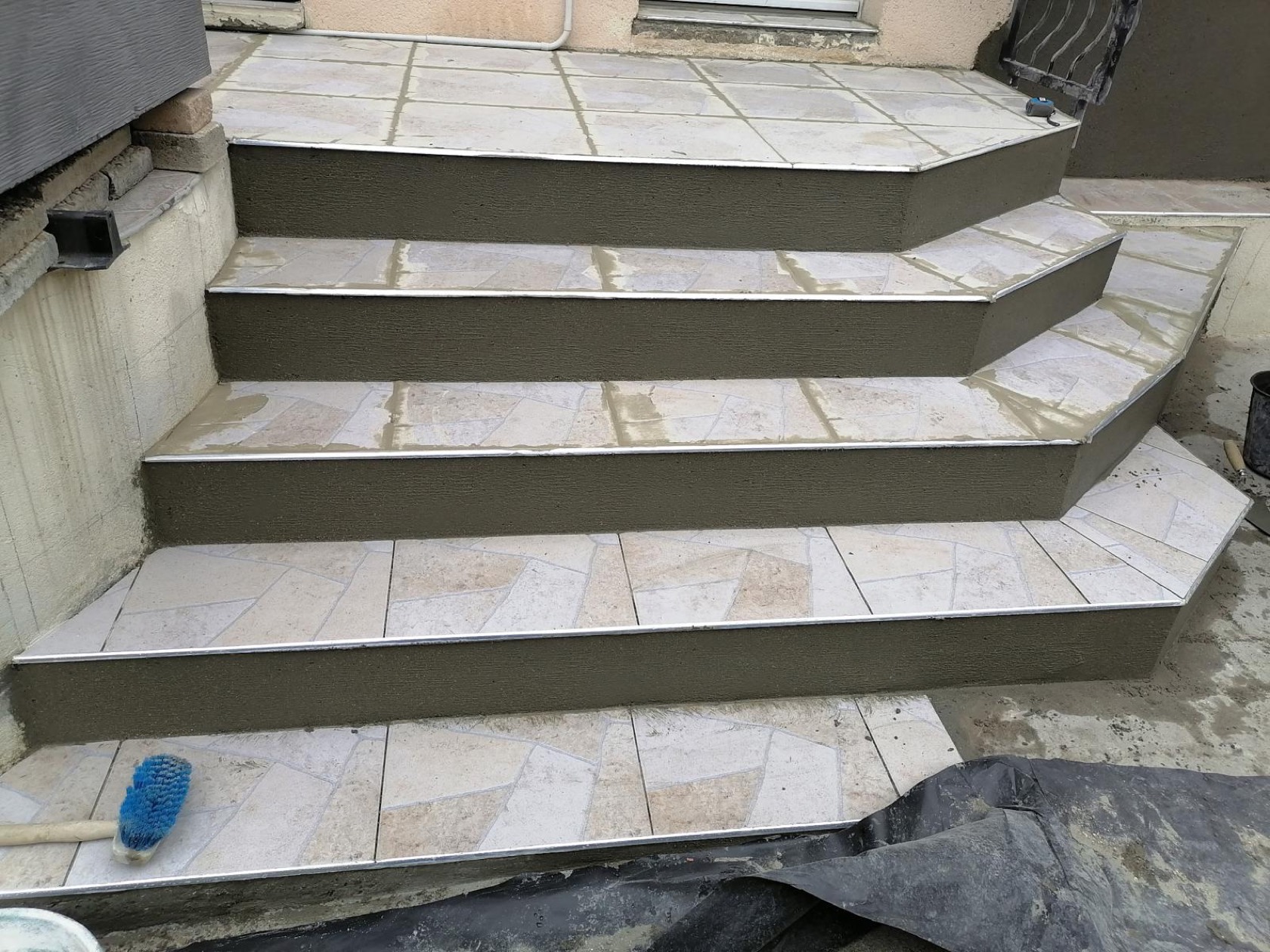 Escalier extérieur, détail — AC RENOV