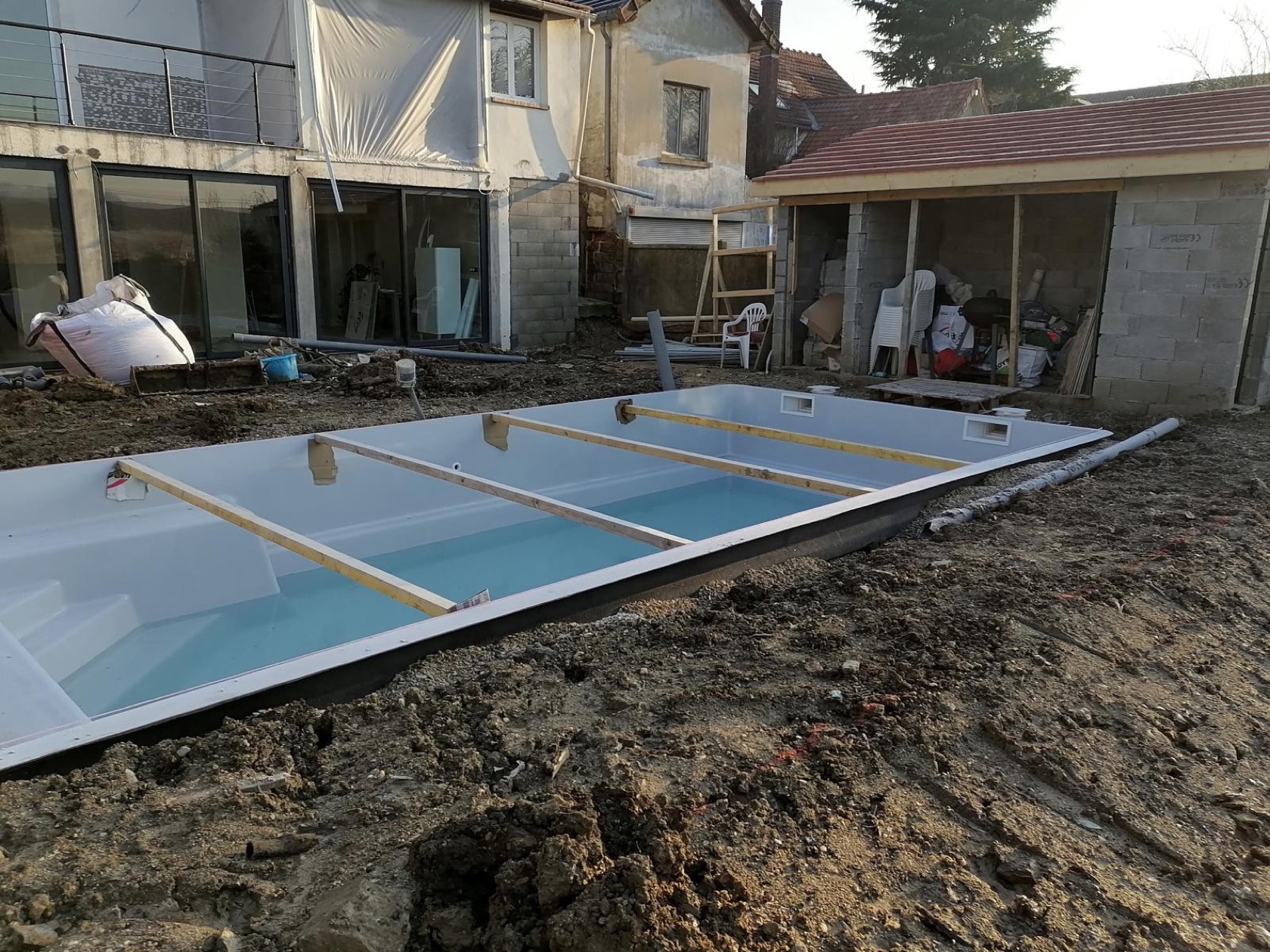 Pose de bassin — AC RENOV